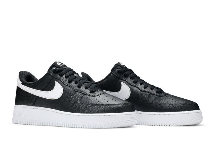 Nike Air Force 1 '07 'Black White Tumbled'