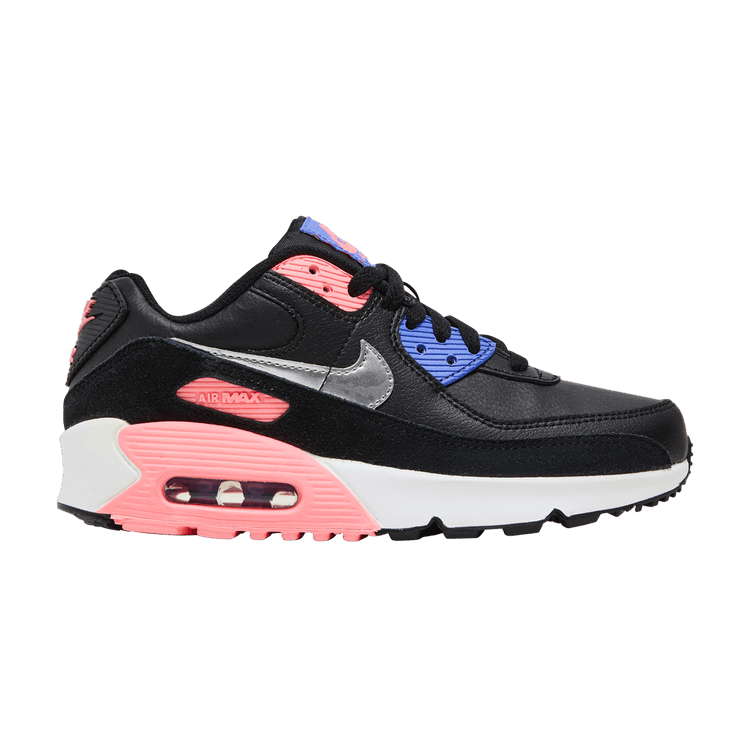 Nike Air Max 90 Leather GS 'Black Sunset Pulse'