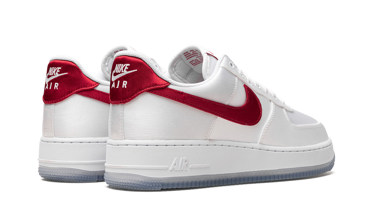 AIR FORCE 1 LO '07 WMNS "Satin White Varsity Red" DX6541 100