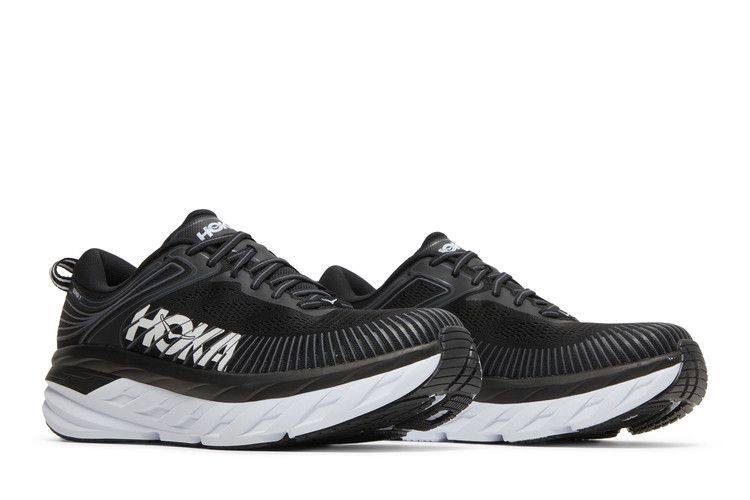 HOKA Bondi 7 'Black White'