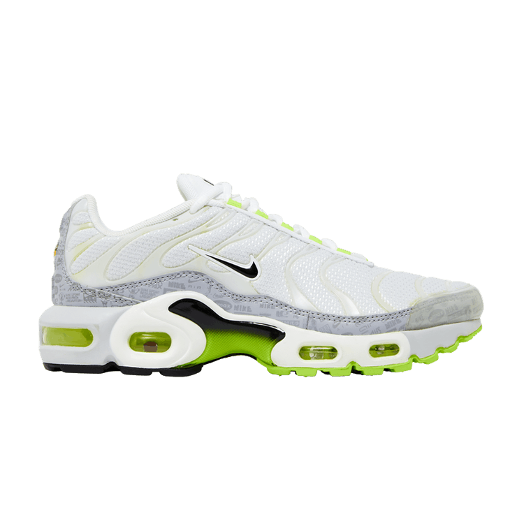 Nike Air Max Plus GS 'Reflective Logo - White Volt'