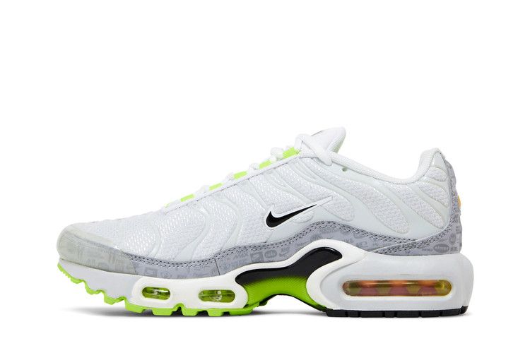 Nike Air Max Plus GS 'Reflective Logo - White Volt'