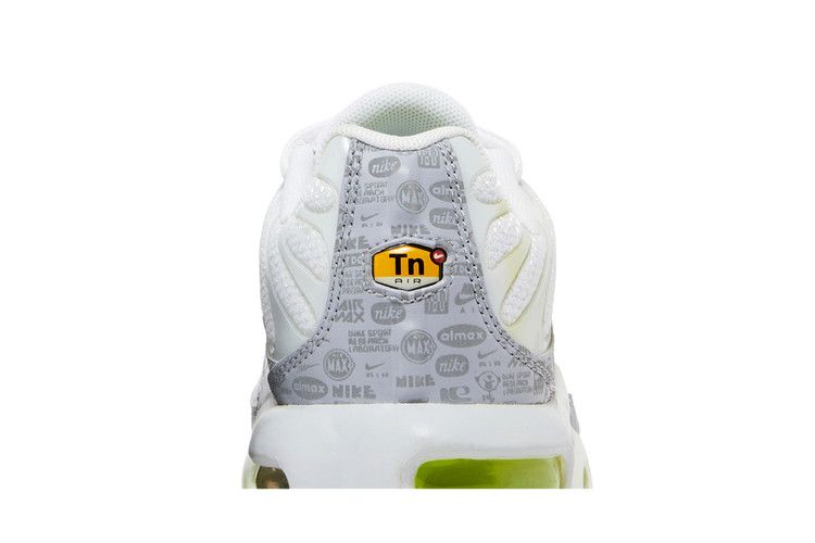 Nike Air Max Plus GS 'Reflective Logo - White Volt'