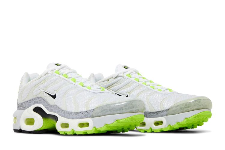 Nike Air Max Plus GS 'Reflective Logo - White Volt'