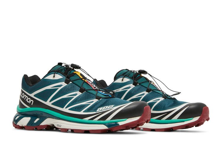 Salomon XT-6 'Deep Teal Biking Red'