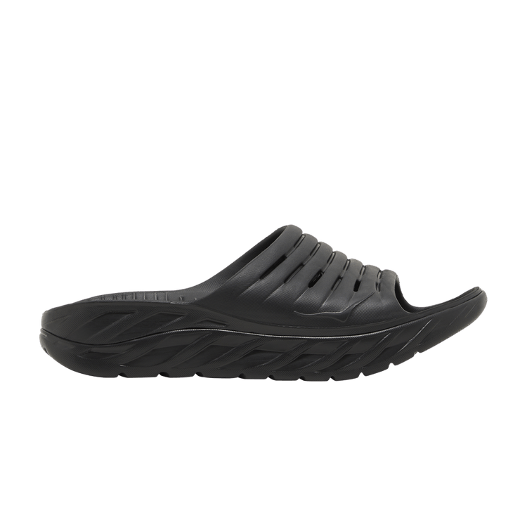 HOKA Ora Recovery Slide 'Black' — Black/Black (1134527 BLK)