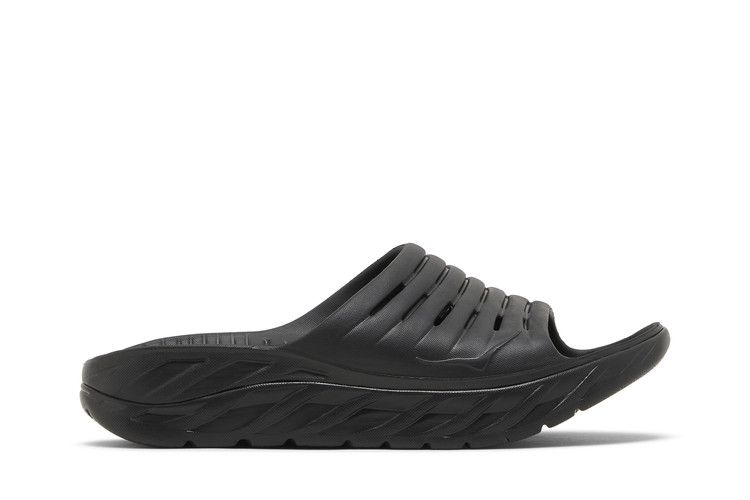 HOKA Ora Recovery Slide 'Black' — Black/Black (1134527 BLK)