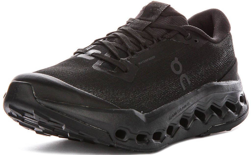 On Running Cloudsurf Trail 2 Waterproof In Black For Men