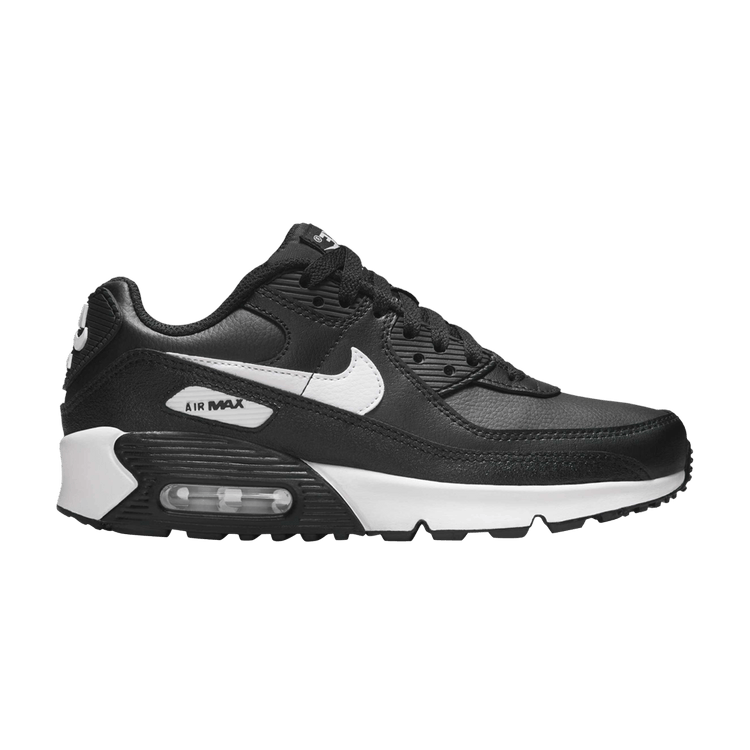Nike Air Max 90 Leather GS 'Black White'