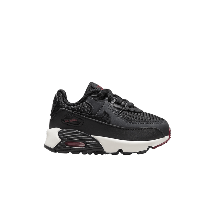 Nike Air Max 90 Leather TD 'Black Team Red' — Anthracite/Team Red/Summit White/Black