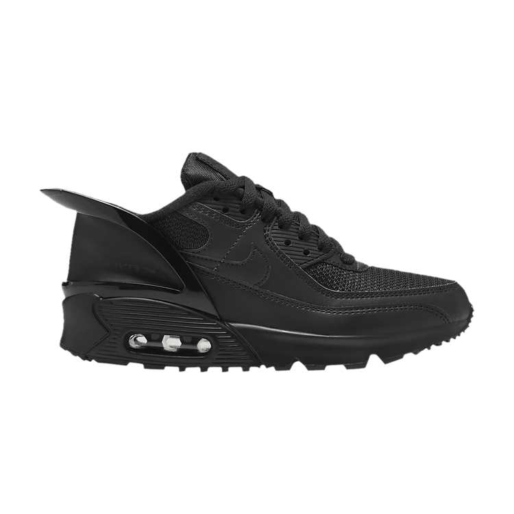 Nike Air Max 90 FlyEase GS 'Triple Black'