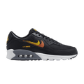 Nike Air Max 90 'Spray Paint Swoosh - Black Gold Orange'