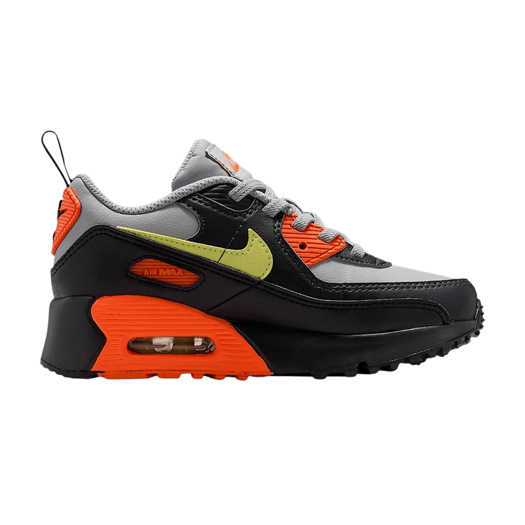 Nike Air Max 90 EasyOn PS 'Black Light Smoke Grey Hyper Crimson'