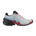 Salomon Wmns Speedcross 6 'White Fiery Red' — White/Black/Fiery Red