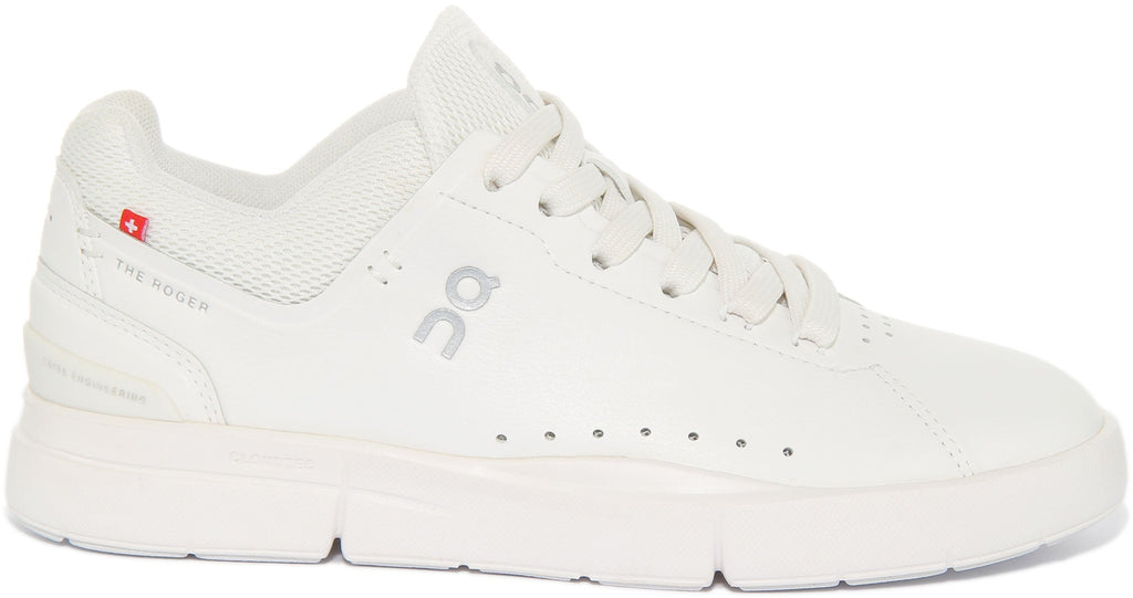 On Running The Roger Adv In White For Women