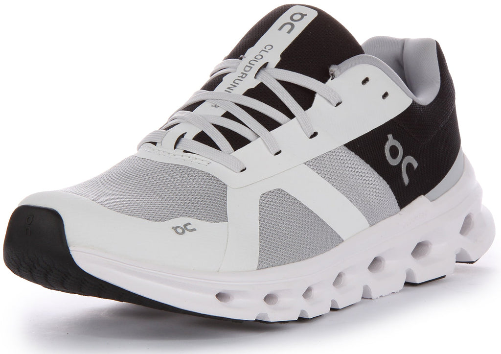 On Running Cloudrunner In White Black For Men