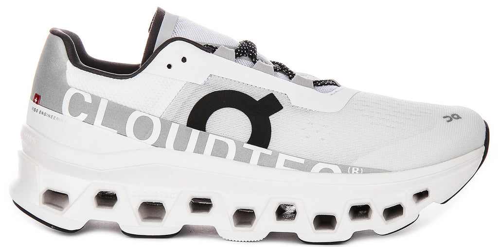 On Running Cloudmonster In White Black For Men