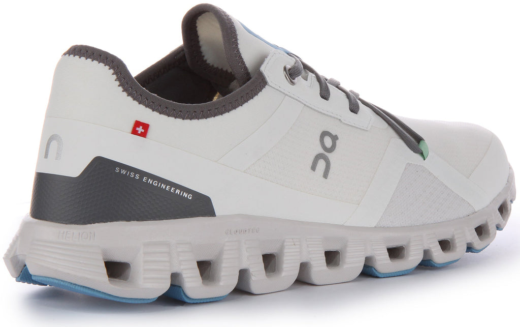 On Running Cloud X Ad In White Grey For Men